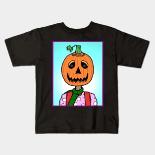 Jack Pumpkinhead Portrait Kids T-Shirt